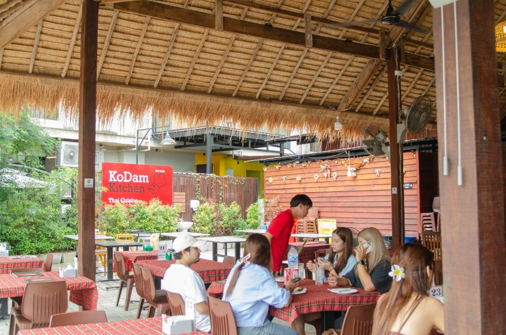 Semi-outdoor dining at KoDam Kitchen Branch 1